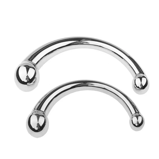 Double Steel Stainless 5858 Elegant Anal Ended Hook 0317